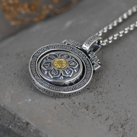 Buddhist Six Character Mantra Necklace