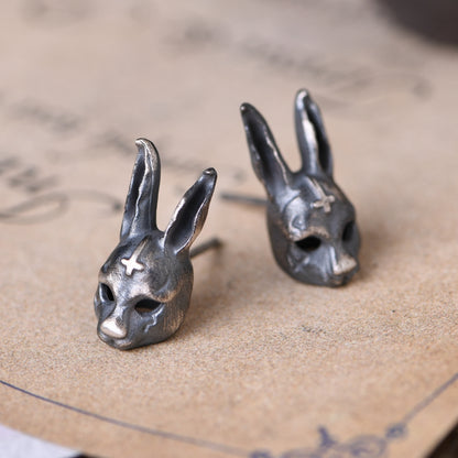 Gothic Rabbit Earrings