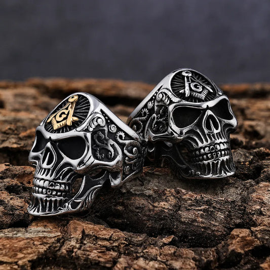 Masonic Skull Ring