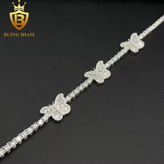 Butterfly Moissanite Bracelet