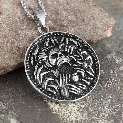Skull Medallion Pendant