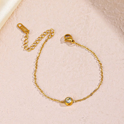 Rhinestone Pendant Bracelet