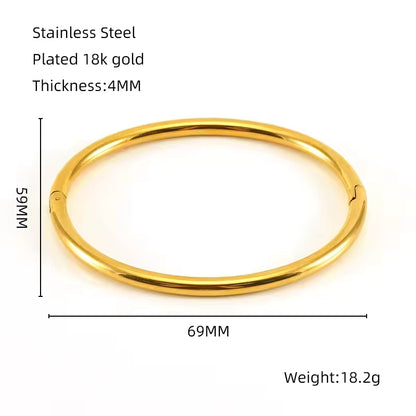 Bamboo Shape Bangle Bracelet