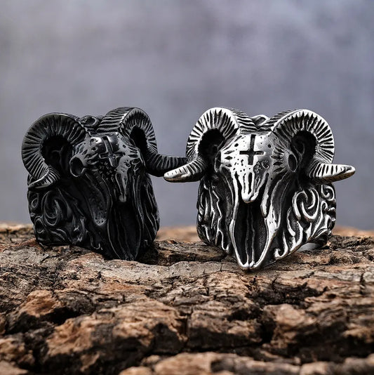 Lucifer Goat ring