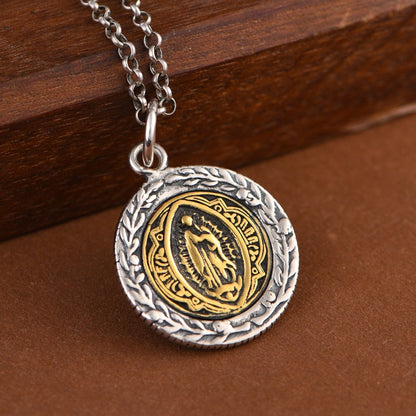 Virgin Mary prayer Necklace