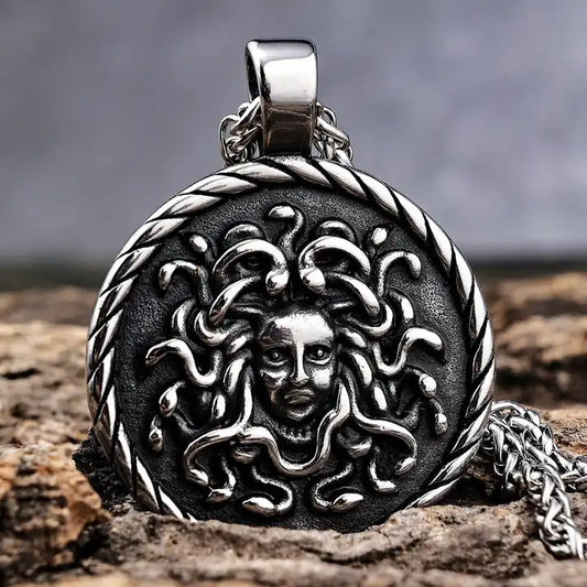 Medusa Snake Pendant