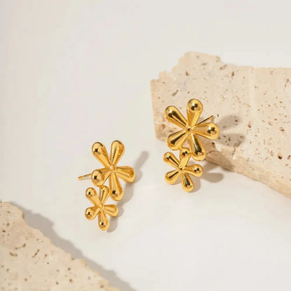 Golden Clover Earrings