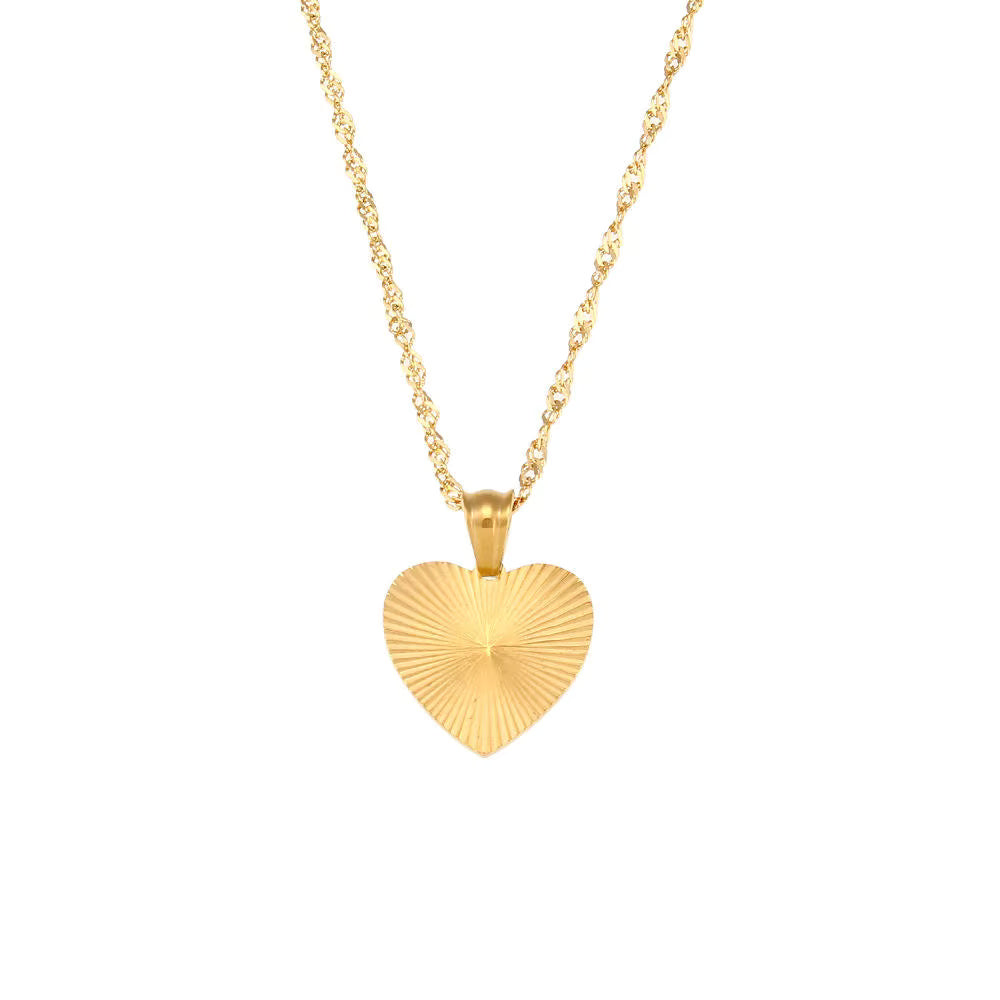Shiny Geometric Pendant Necklace