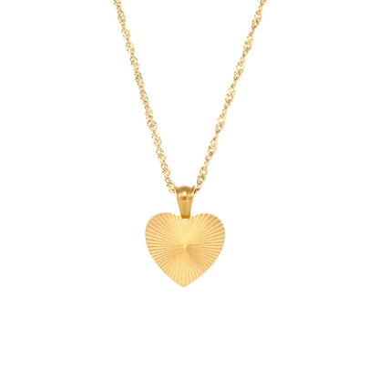 Shiny Geometric Pendant Necklace