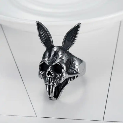 Silver Rabbit Ring
