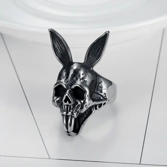 Silver Rabbit Ring