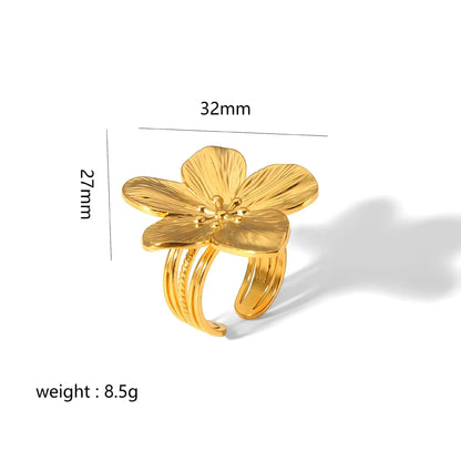 Elegant Butterfly Flower Stud Earrings