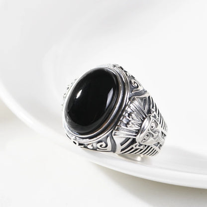 Pharaonic Agate Ring