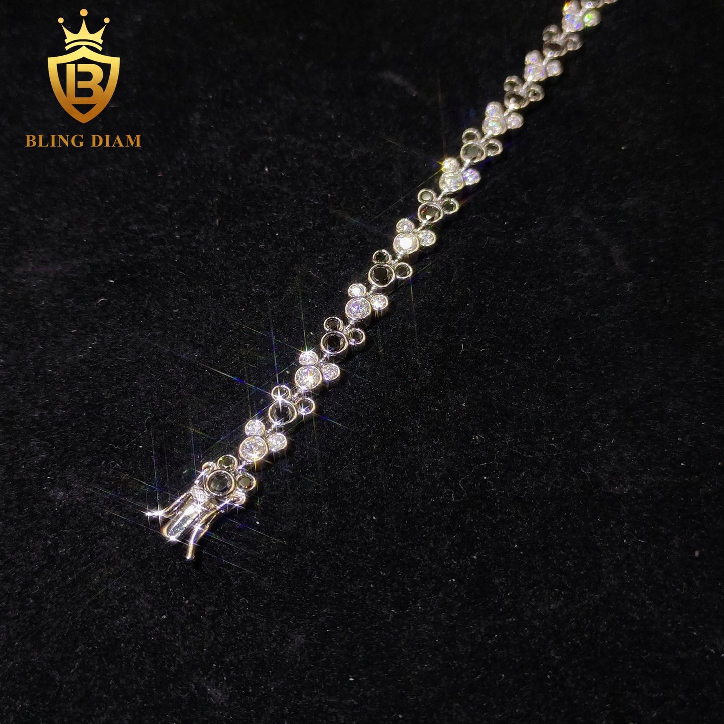 Mickey Mouse Moissanite Bracelet