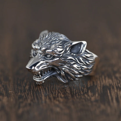 Rock Wolf Ring