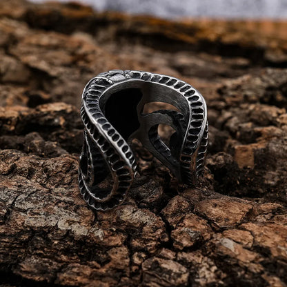 satanic lucifer goat ring