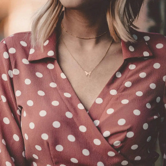 Butterfly Layered Necklace