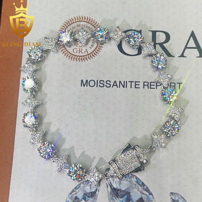 Iced Out Moissanite Tennis Bracelet