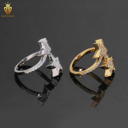 Moissanite ring