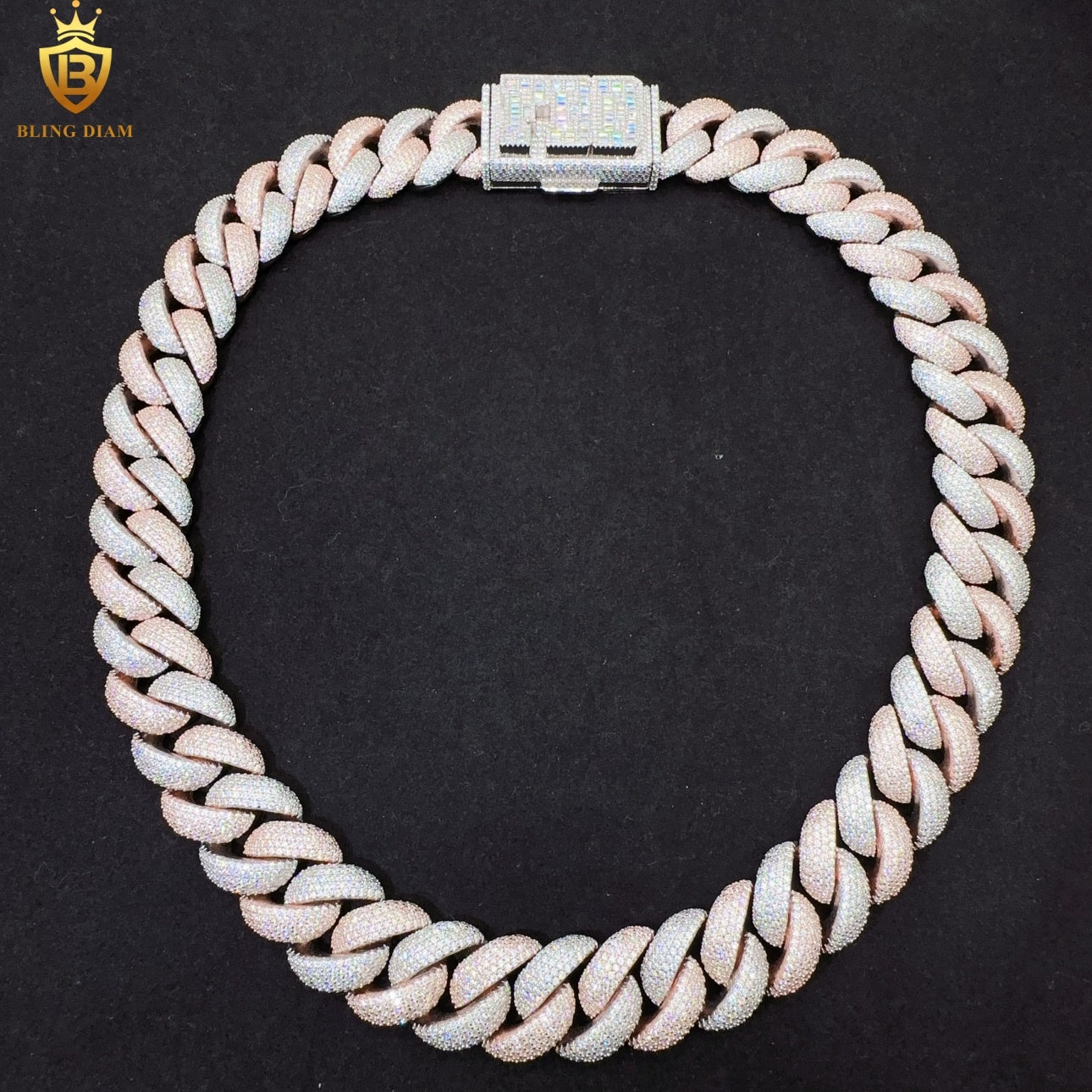 20mm Sterling Silver 925 Miami Cuban Link Chain