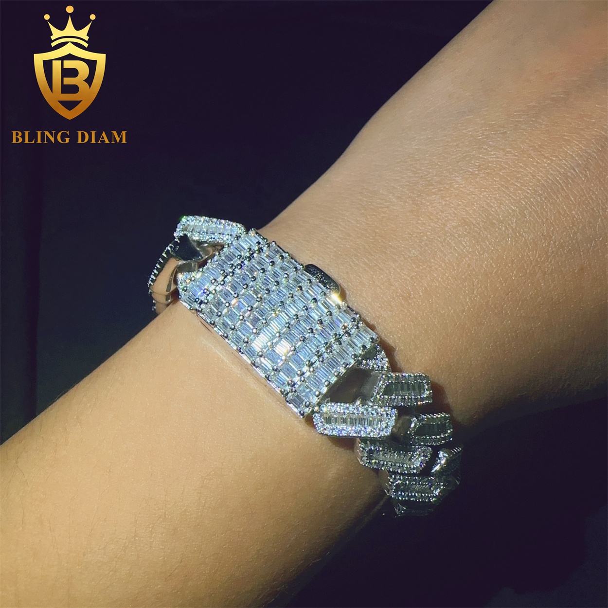 Iced Out Cuban Link Bracelet