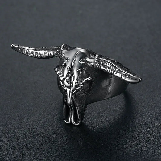 Bull Head Ring