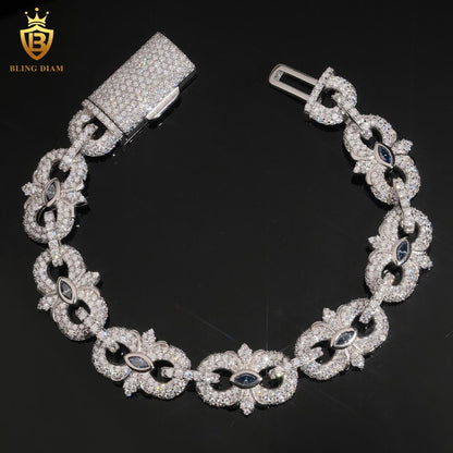 Marquise Cut Moissanite Bracelet