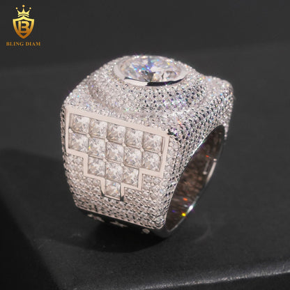 Iced-out ring