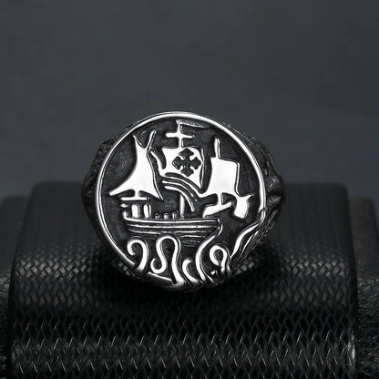 Nautical Octopus Ring