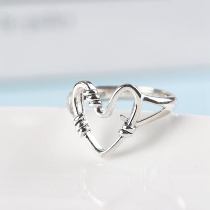 Silver Heart Ring