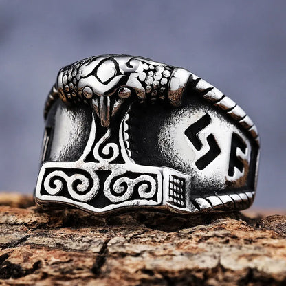 mythology thor hammer ring