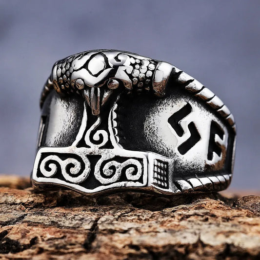 mythology thor hammer ring