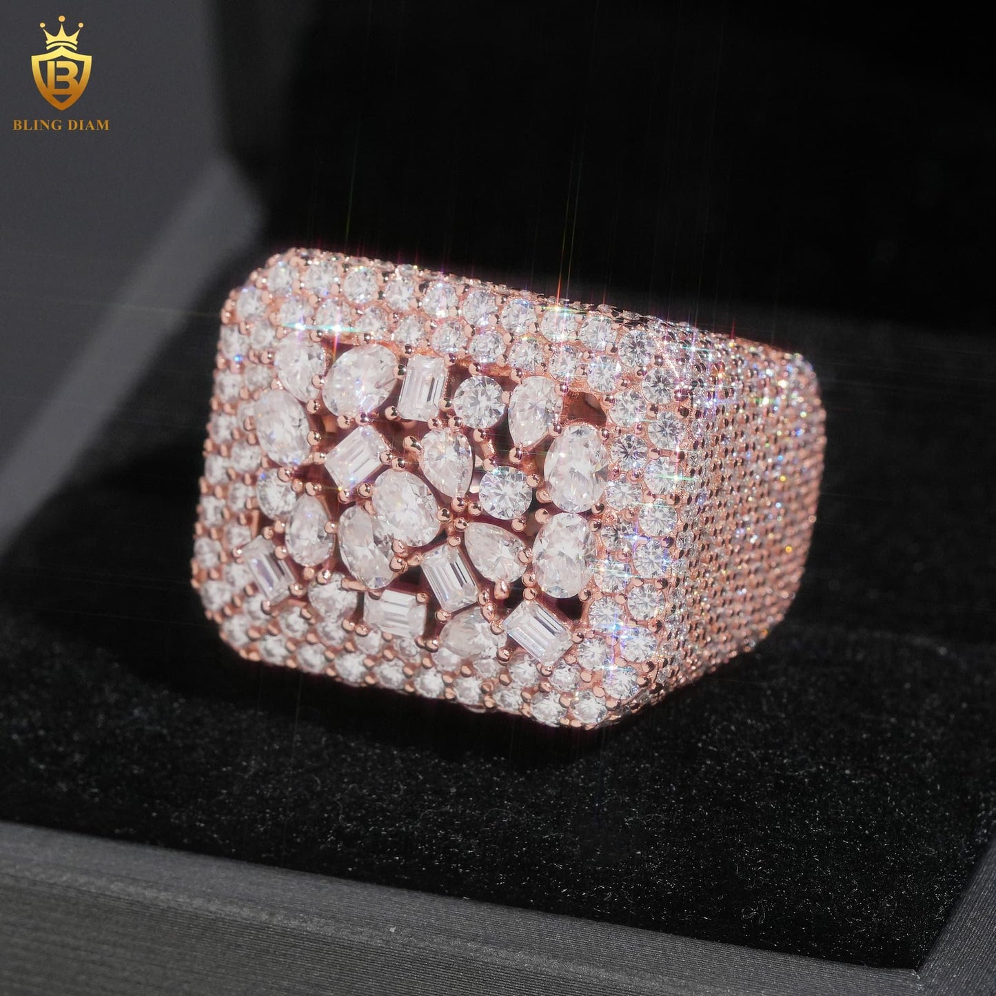 rectangle sharp-edged ring