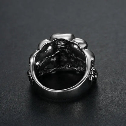 Multi skull Biker Ring