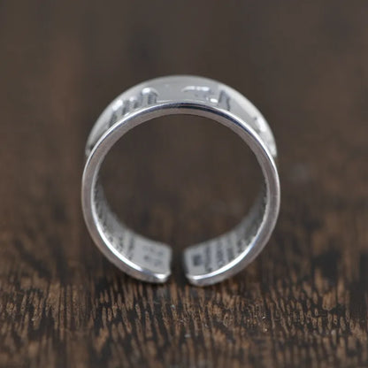 Buddhist Scripture Ring