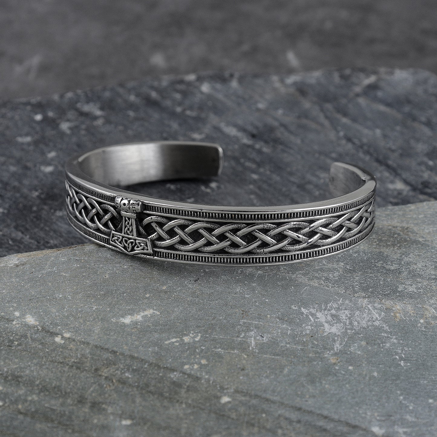 Thor Hammer Mjolnir Irish Celtic Knot Bracelet