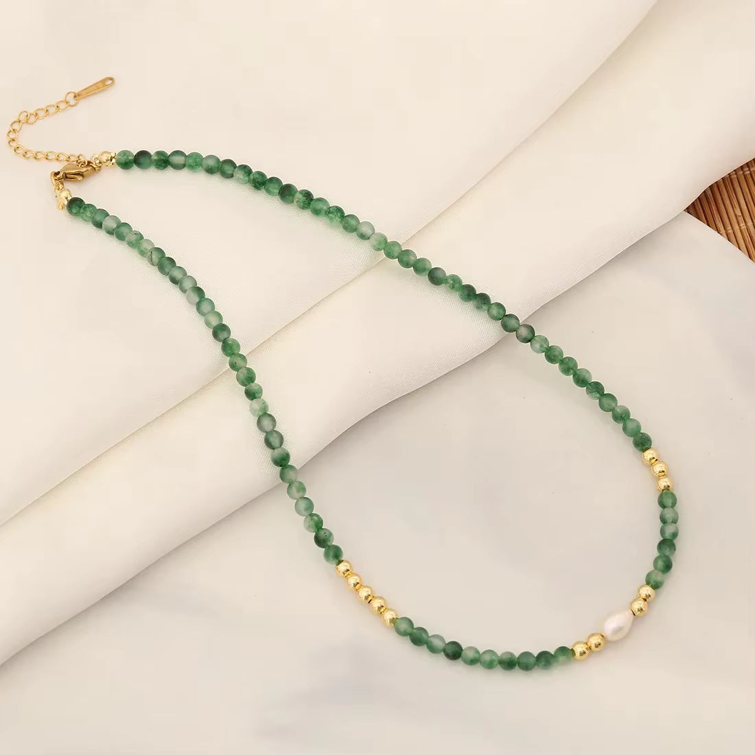 Golden Bead Necklace