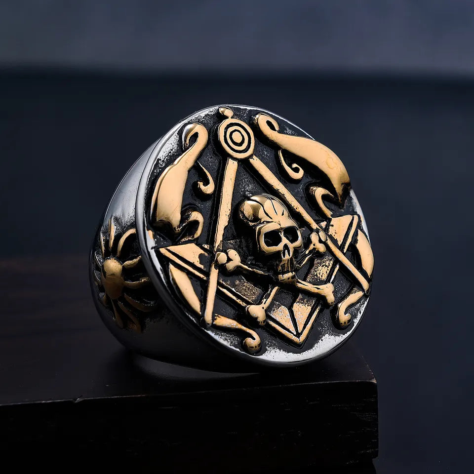 Masonic Skull Ring