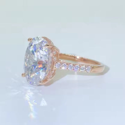 Oval Sparkle Ring