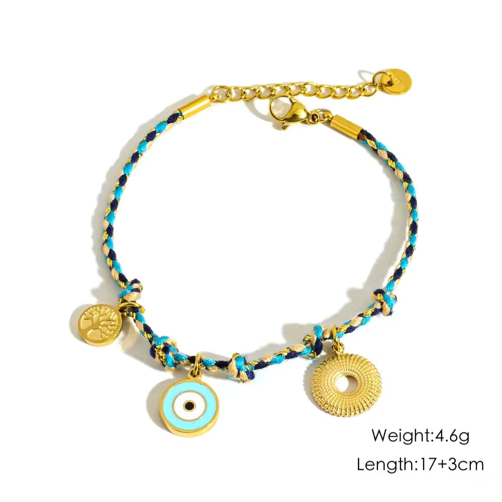 Colorful Braided Rope Bracelet