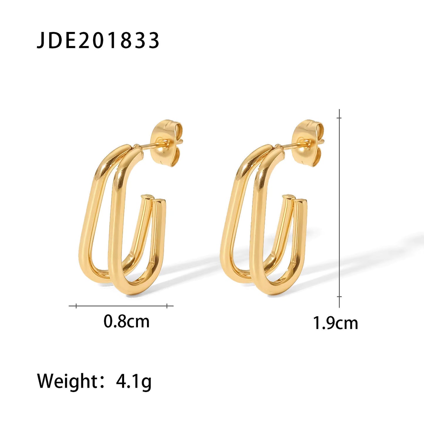 Gold Hoop Earrings