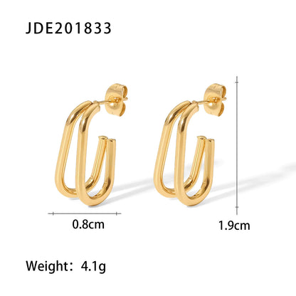 Gold Hoop Earrings