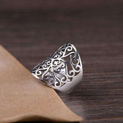 Hollow Pattern ring