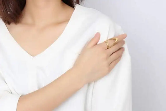 Gold Petal Ring