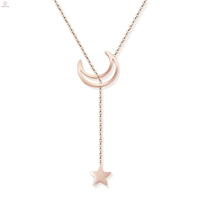 Star Moon Necklace