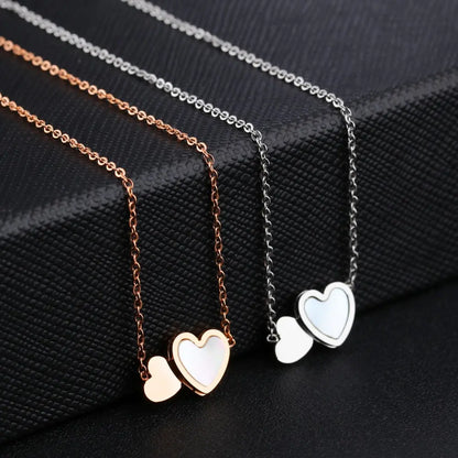 Twin Hearts Necklace