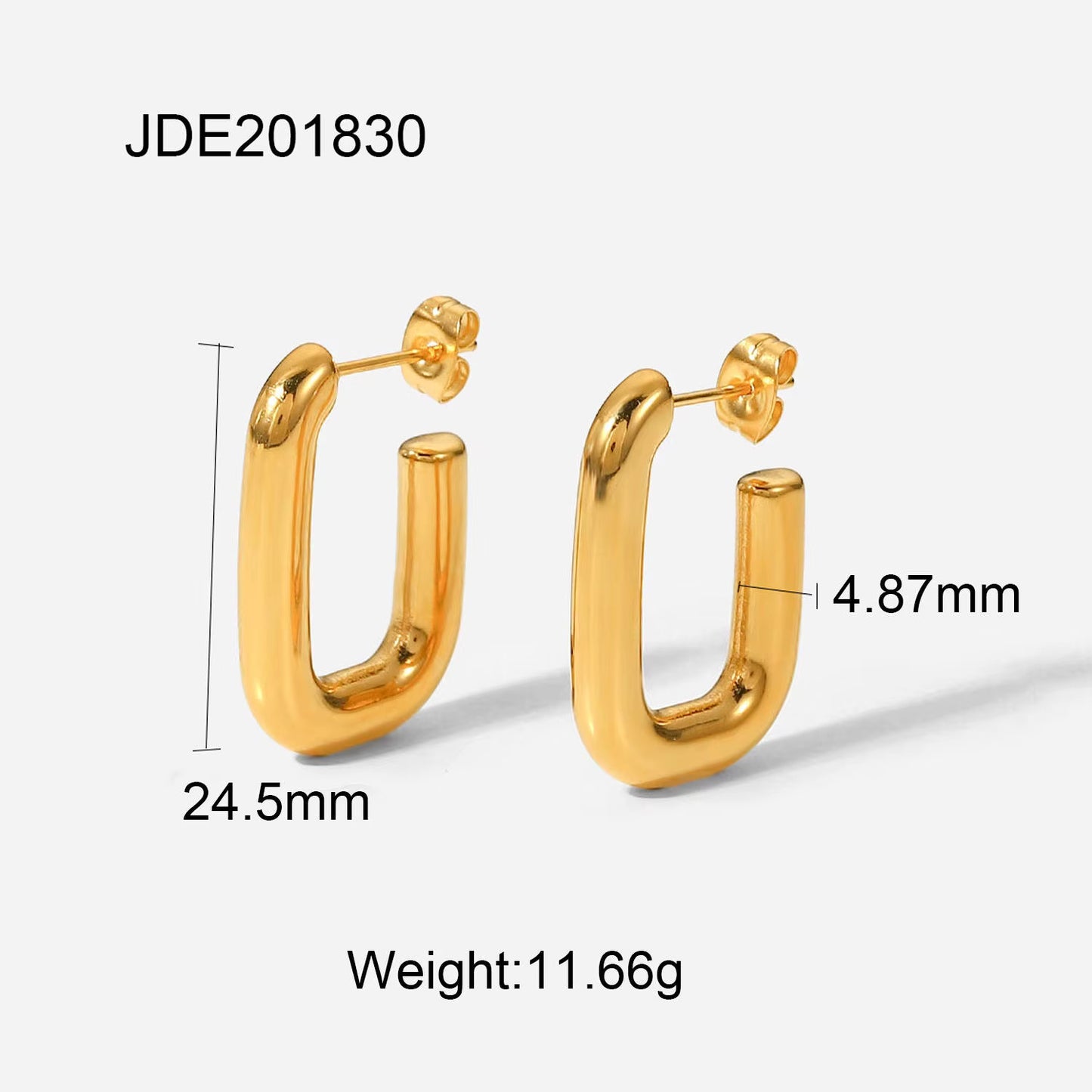 Gold Hoop Earrings