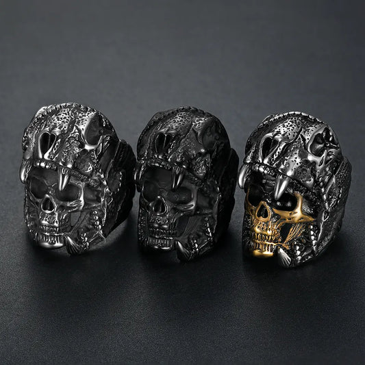 Title: Fierce Skull Ring