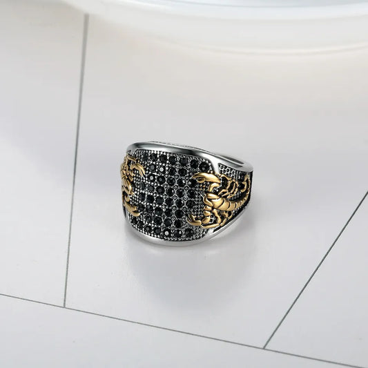 Scorpion Zircon Ring