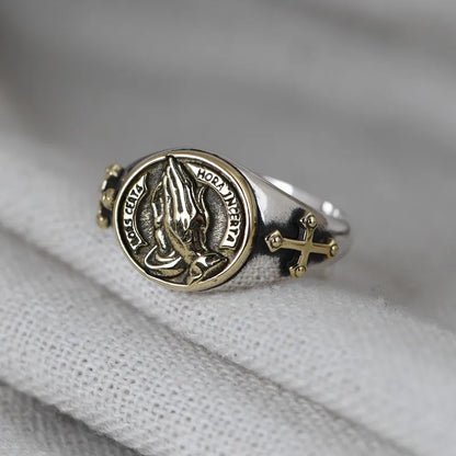 Gold Cross Ring